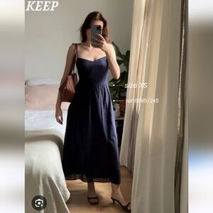 BNWOT! Zara Embroidered midi dress